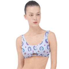 Cute And Funny Purple Hedgehogs On A White Background The Little Details Bikini Top