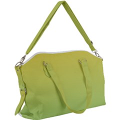 Gradient Yellow Green Canvas Crossbody Bag