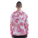 Red Splashes On A White Background Men s Hooded Windbreaker View2