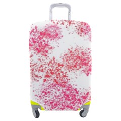 Red Splashes On A White Background Luggage Cover (medium) by SychEva
