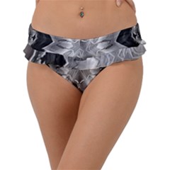 Compressed Carbon Frill Bikini Bottom