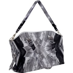 Compressed Carbon Canvas Crossbody Bag