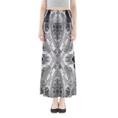 Compressed Carbon Full Length Maxi Skirt