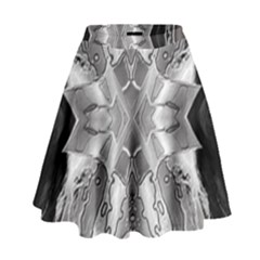 Compressed Carbon High Waist Skirt