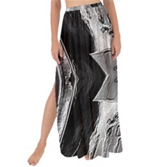 Compressed Carbon Maxi Chiffon Tie-Up Sarong