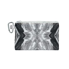 Compressed Carbon Canvas Cosmetic Bag (Small)