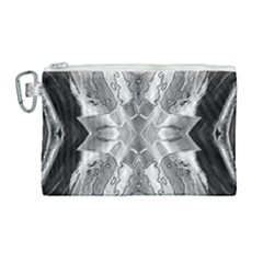 Compressed Carbon Canvas Cosmetic Bag (Large)