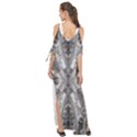 Compressed Carbon Maxi Chiffon Cover Up Dress View2