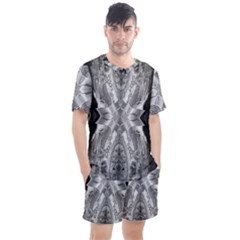 Compressed Carbon Men s Mesh Tee and Shorts Set