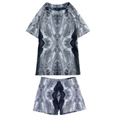 Compressed Carbon Kids  Swim Tee and Shorts Set