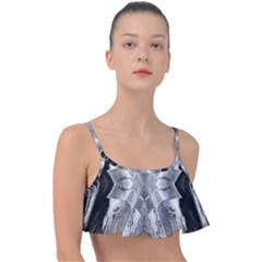 Compressed Carbon Frill Bikini Top