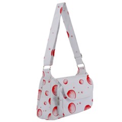 Red Drops On White Background Multipack Bag by SychEva