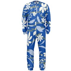 Folk Flowers Pattern Onepiece Jumpsuit (men)  by Eskimos