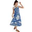 Folk flowers pattern Summer Maxi Dress View1