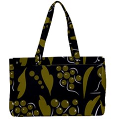 Folk Flowers Pattern  Canvas Work Bag by Eskimos