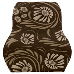 Folk Flowers Pattern  Car Seat Back Cushion  by Eskimos