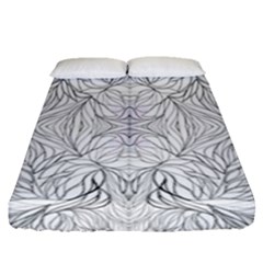 Mono Repeats Iii Fitted Sheet (queen Size)