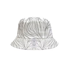 Mono Repeats Iii Bucket Hat (kids) by kaleidomarblingart