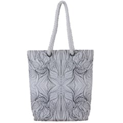 Mono Disegno Repeats Full Print Rope Handle Tote (small)