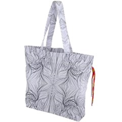 Mono Disegno Repeats Drawstring Tote Bag