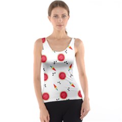 Slices Of Red And Juicy Watermelon Tank Top by SychEva