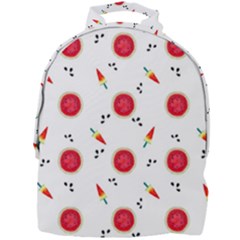 Slices Of Red And Juicy Watermelon Mini Full Print Backpack by SychEva