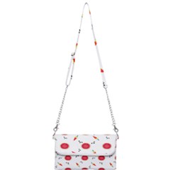 Slices Of Red And Juicy Watermelon Mini Crossbody Handbag by SychEva