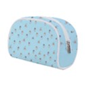 Cute Kawaii dogs pattern at sky blue Make Up Case (Small) View2