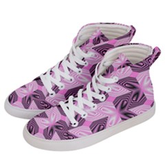 Abstract Men s Hi-top Skate Sneakers by Sparkle