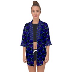 Abstract Geo Open Front Chiffon Kimono by Sparkle