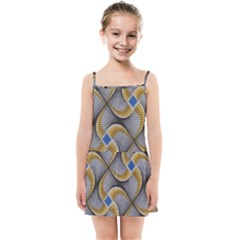 Modern Optaart Kids  Summer Sun Dress by Sparkle