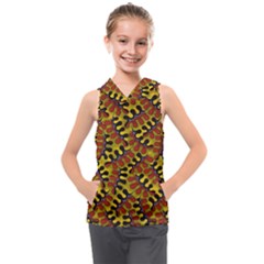 Modern Zippers Kids  Sleeveless Hoodie by Sparkle