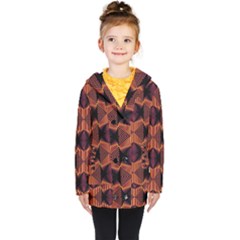 Digital Diamonds Kids  Double Breasted Button Coat by Sparkle