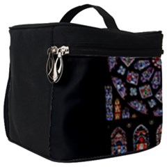 Chartres-cathedral-notre-dame-de-paris-amiens-cath-stained-glass Make Up Travel Bag (big) by Sudhe