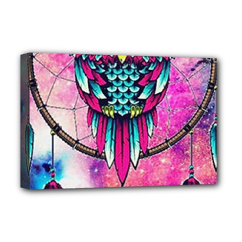Owl Dreamcatcher Deluxe Canvas 18  X 12  (stretched)