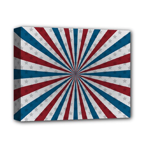 Usa-deco-background Deluxe Canvas 14  X 11  (stretched)