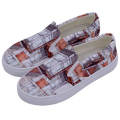 Rag-flats-onion-flats-llc-architecture-drawing Graffiti-architecture Kids  Canvas Slip Ons by Sudhe