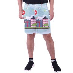 Japan-landmark-landscape-view Men s Pocket Shorts