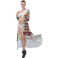 China-landmark-landscape-chinese Maxi Chiffon Beach Wrap