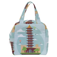 China-landmark-landscape-chinese Boxy Hand Bag