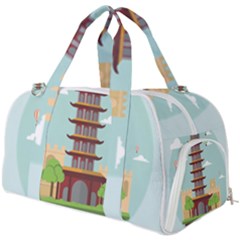 China-landmark-landscape-chinese Burner Gym Duffel Bag