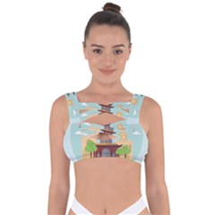 China-landmark-landscape-chinese Bandaged Up Bikini Top