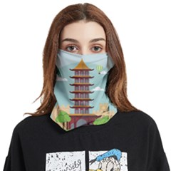 China-landmark-landscape-chinese Face Covering Bandana (Two Sides)