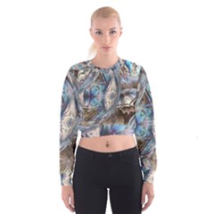 Tribal Pop Cropped Sweatshirt by MRNStudios