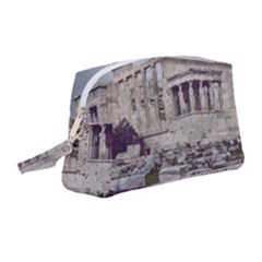 Erechtheum Temple, Athens, Greece Wristlet Pouch Bag (medium) by dflcprintsclothing