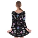 Pastel Goth Witch Long Sleeve Skater Dress View2