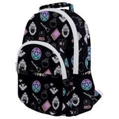 Pastel Goth Witch Rounded Multi Pocket Backpack by InPlainSightStyle