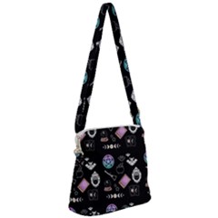 Pastel Goth Witch Zipper Messenger Bag by InPlainSightStyle