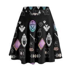 Pastel Goth Witch High Waist Skirt by InPlainSightStyle