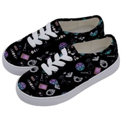 Pastel Goth Witch Kids  Classic Low Top Sneakers by InPlainSightStyle